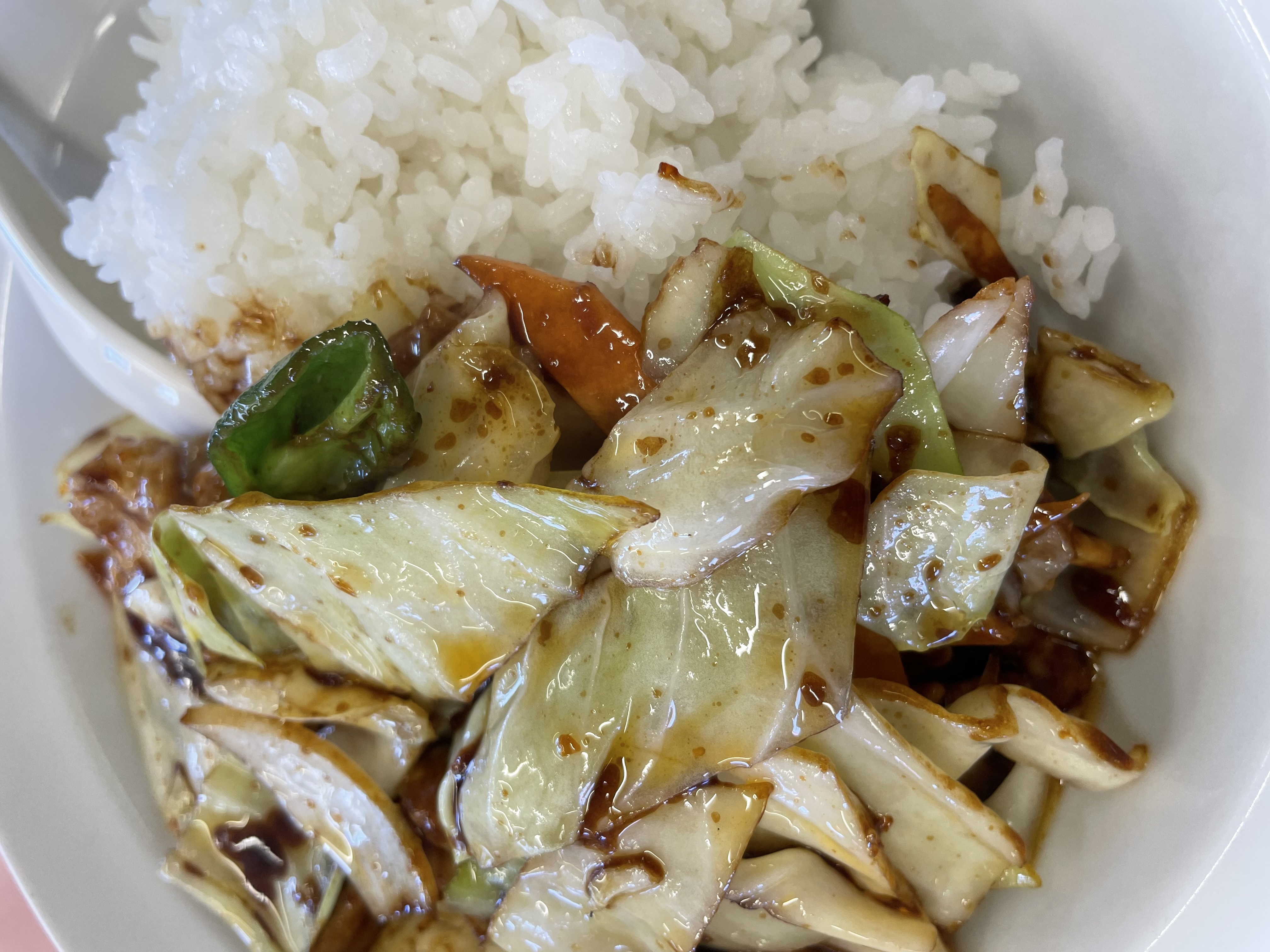 回鍋肉飯の画像