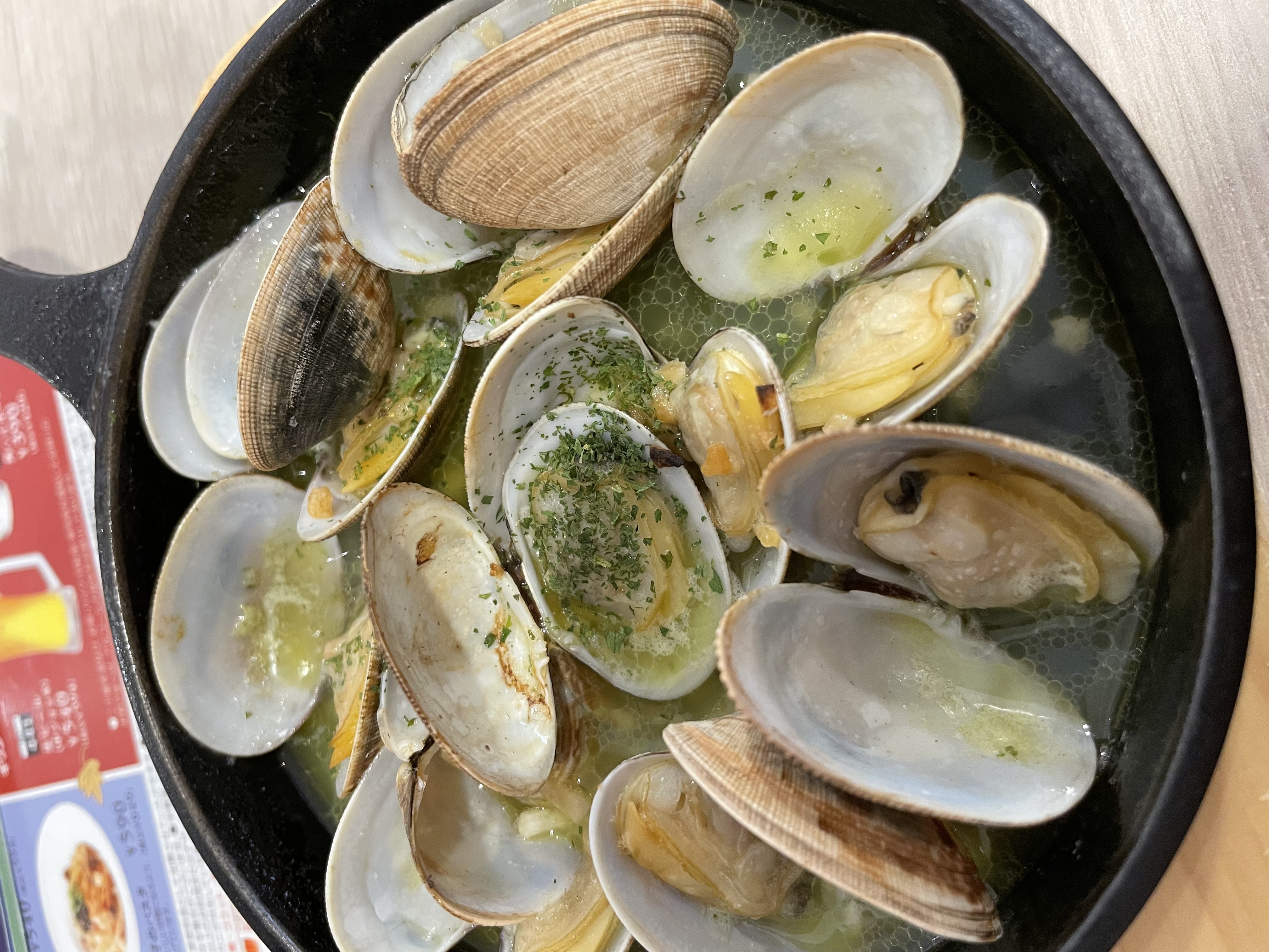 アサリのオーブン焼きの画像