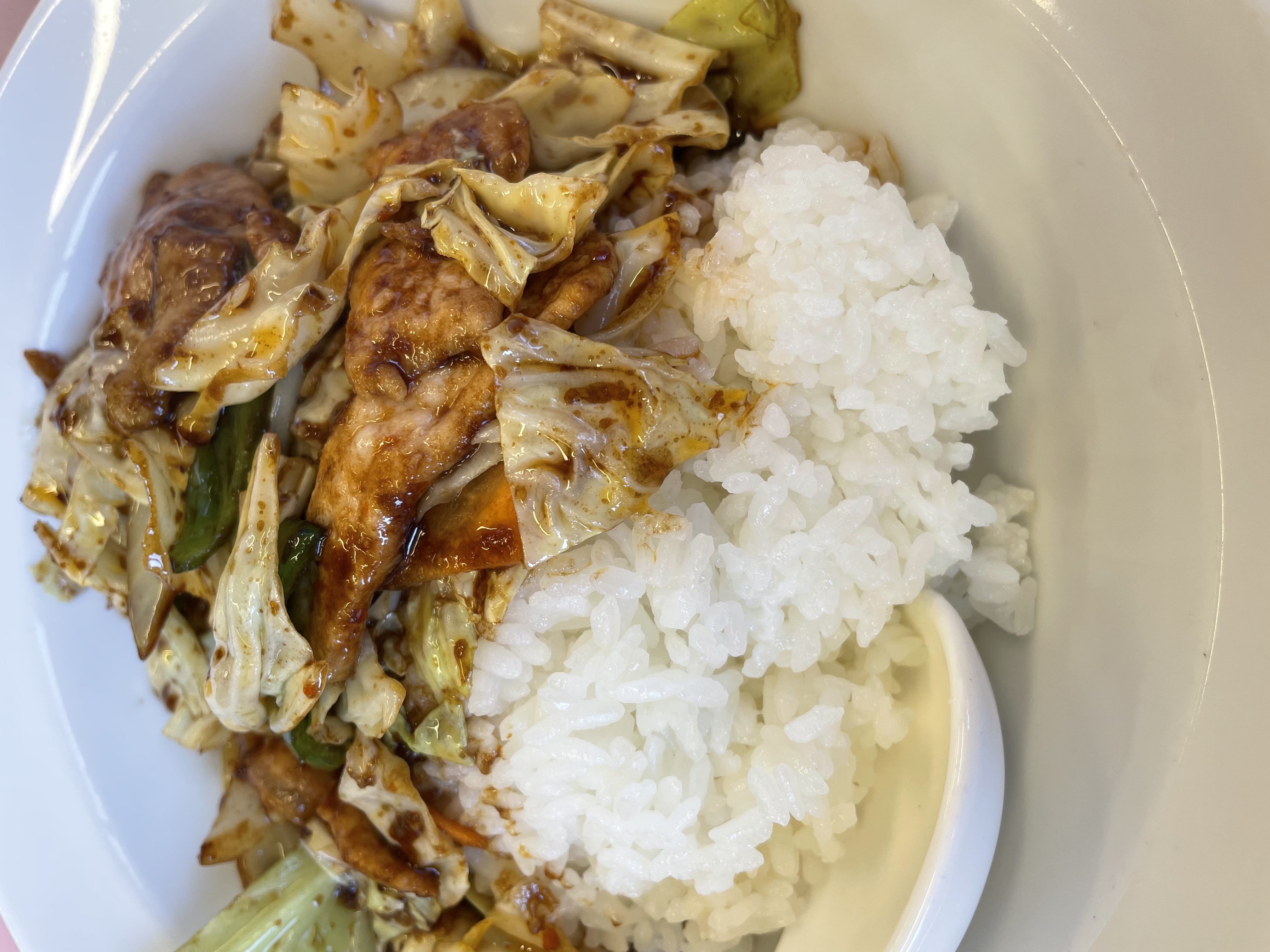 回鍋肉飯の画像