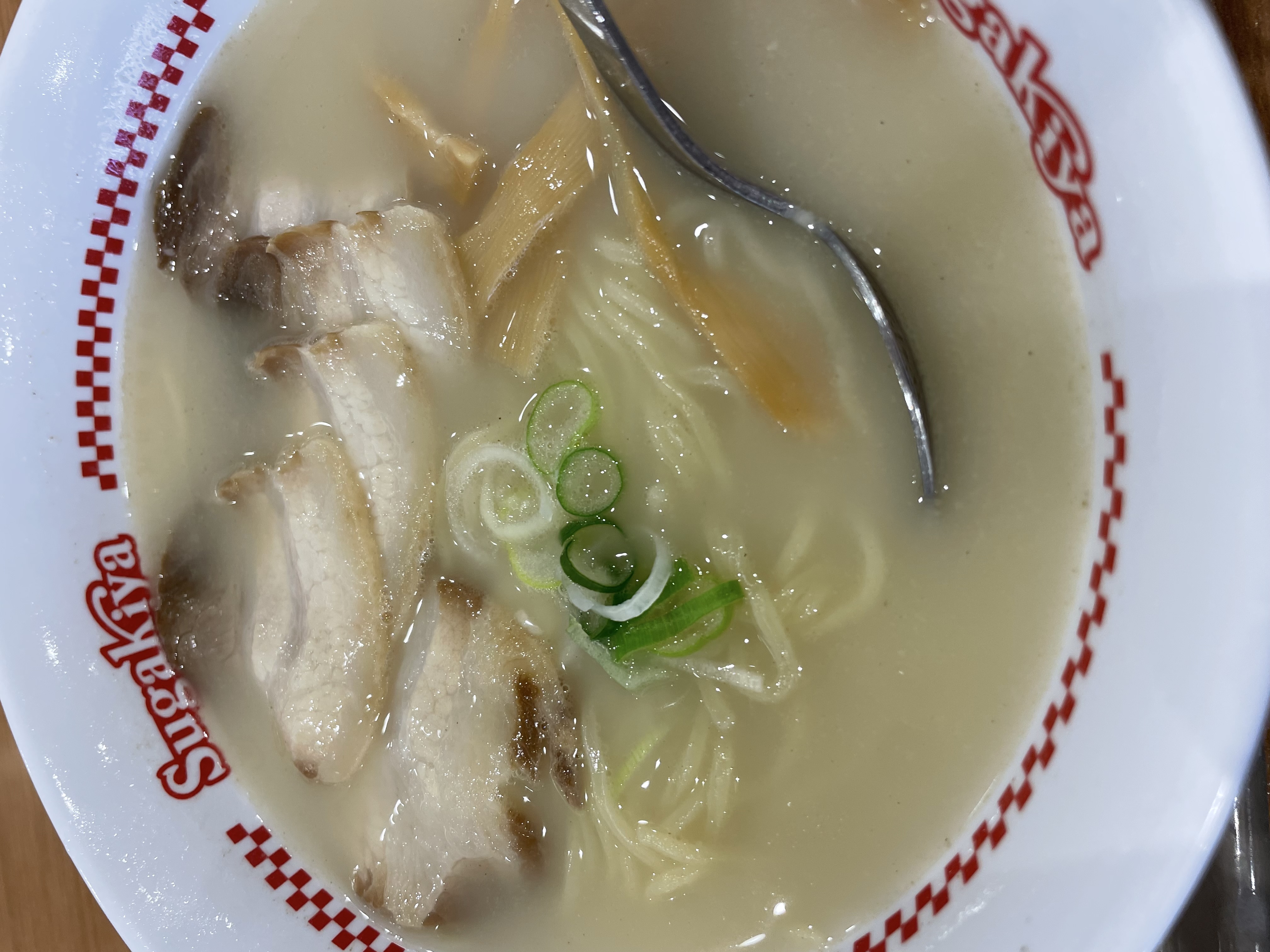 スガキヤ肉入りラーメンの画像
